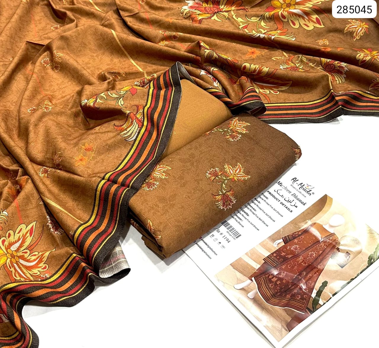 WINTER 3PC Dhanak Peach Wool LUXURY COLLECTION