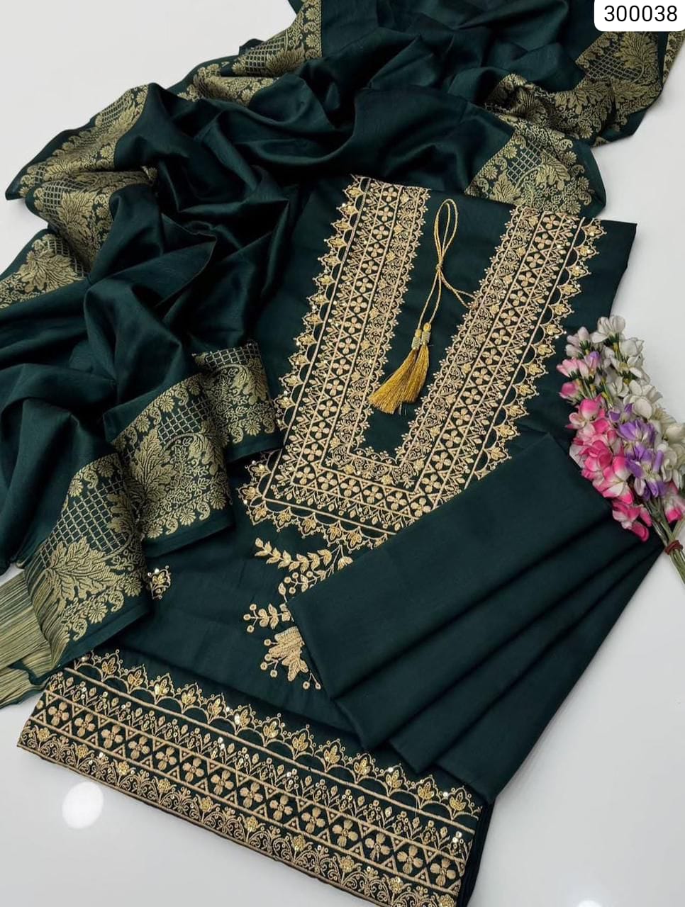 The Grand Indian 3-piece unstitched Susi Zari Collection