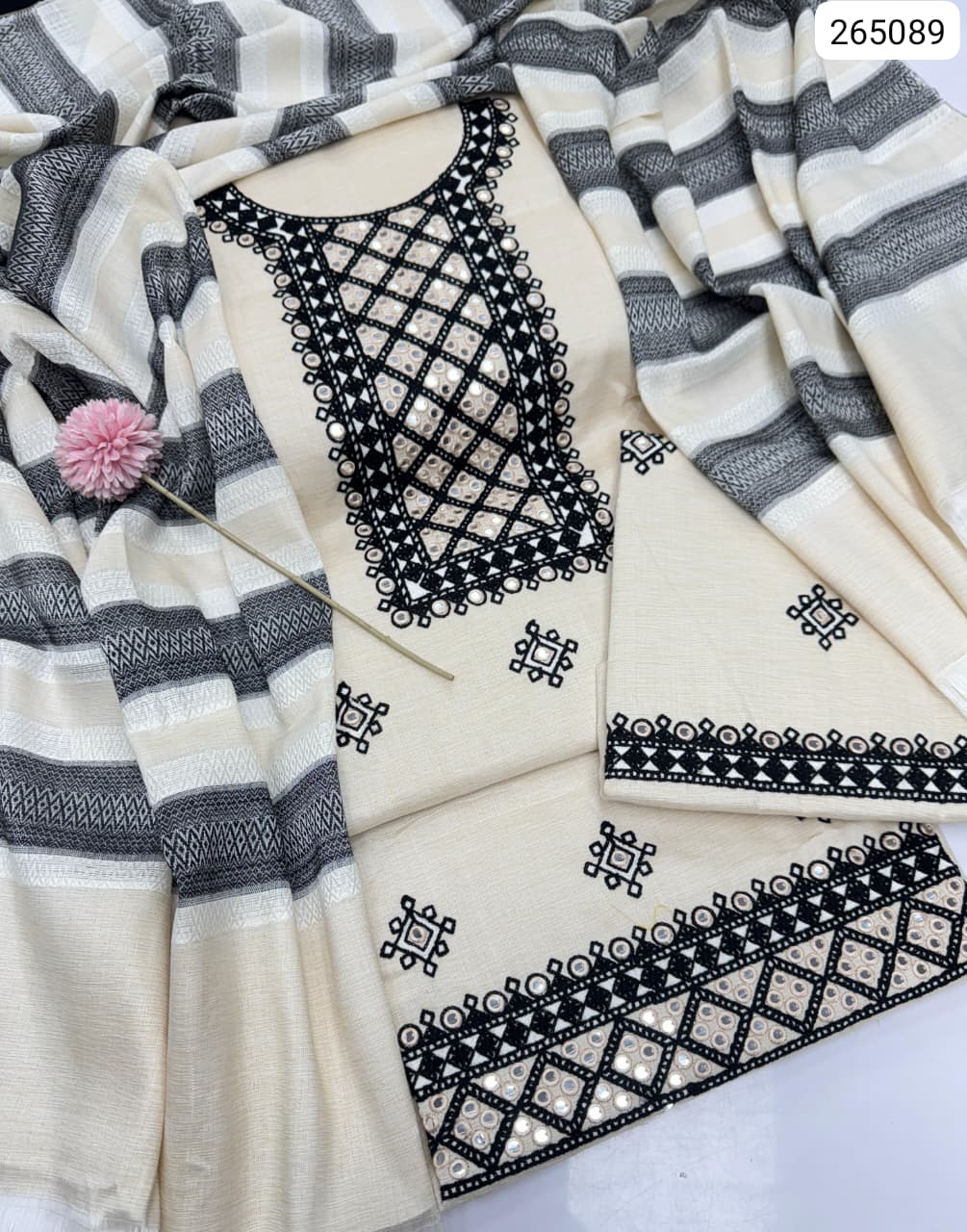 WINTER COLLECTION 2026 Khaadi Khaddar 3-piece unstitched suit