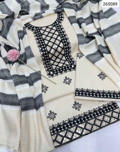 WINTER COLLECTION 2026 Khaadi Khaddar 3-piece unstitched suit