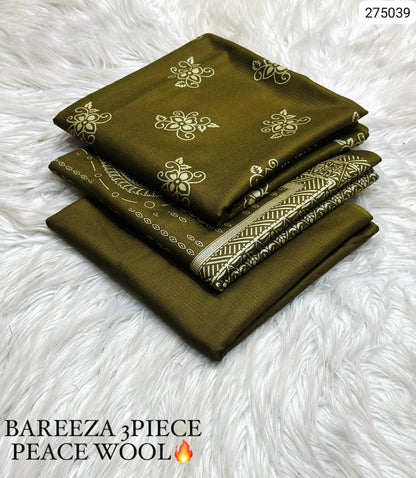 Premium Winter 3PC Collection for Dhanak Peach Wool