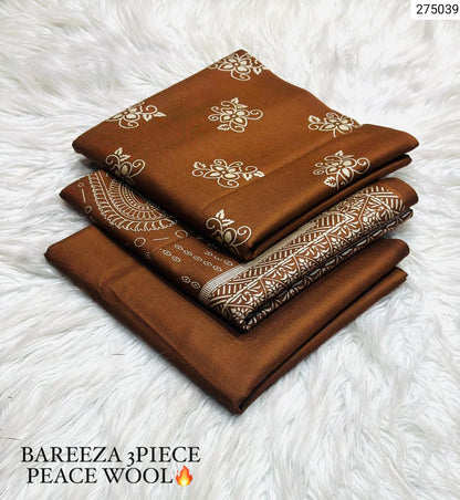 Premium Winter 3PC Collection for Dhanak Peach Wool