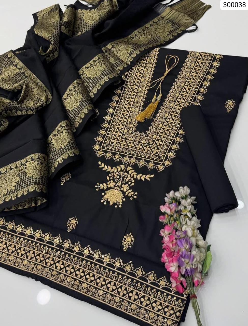 The Grand Indian 3-piece unstitched Susi Zari Collection