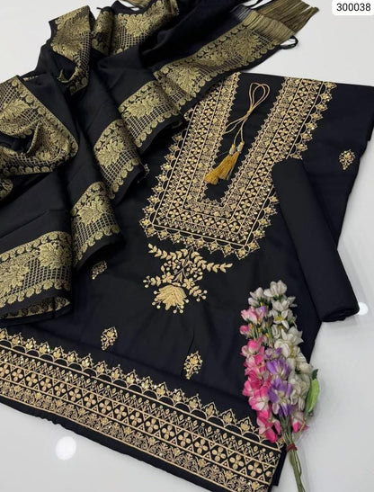 The Grand Indian 3-piece unstitched Susi Zari Collection
