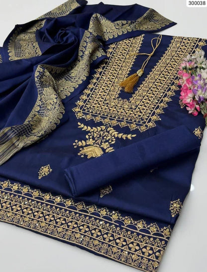 The Grand Indian 3-piece unstitched Susi Zari Collection