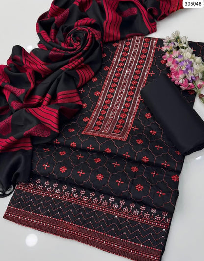 Experience true royalty with our latest unstitched 3-piece masterpiece