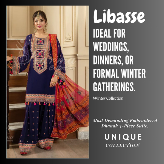 Premium 3-Piece Suite for Dhanak (Soft, warm, and durable)