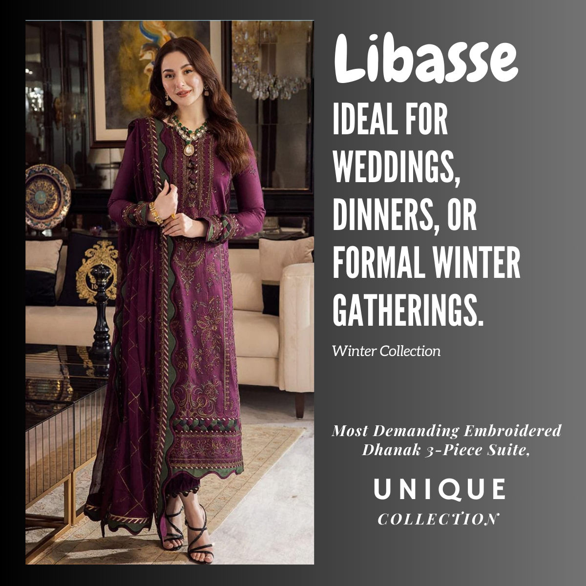 Premium 3-Piece Suite for Dhanak (Soft, warm, and durable)